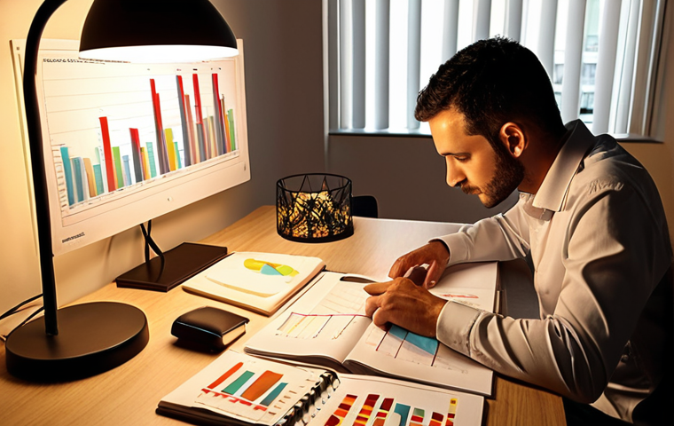 **

"A person studying business books and financial charts at a modern desk, illuminated by a warm lamp. Emphasize learning, analytics, and career growth in a Turkish work environment. Soft, inviting colors."

**